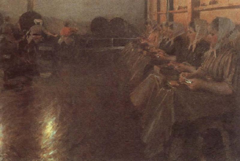 Anders Zorn In a Brewery oil painting picture